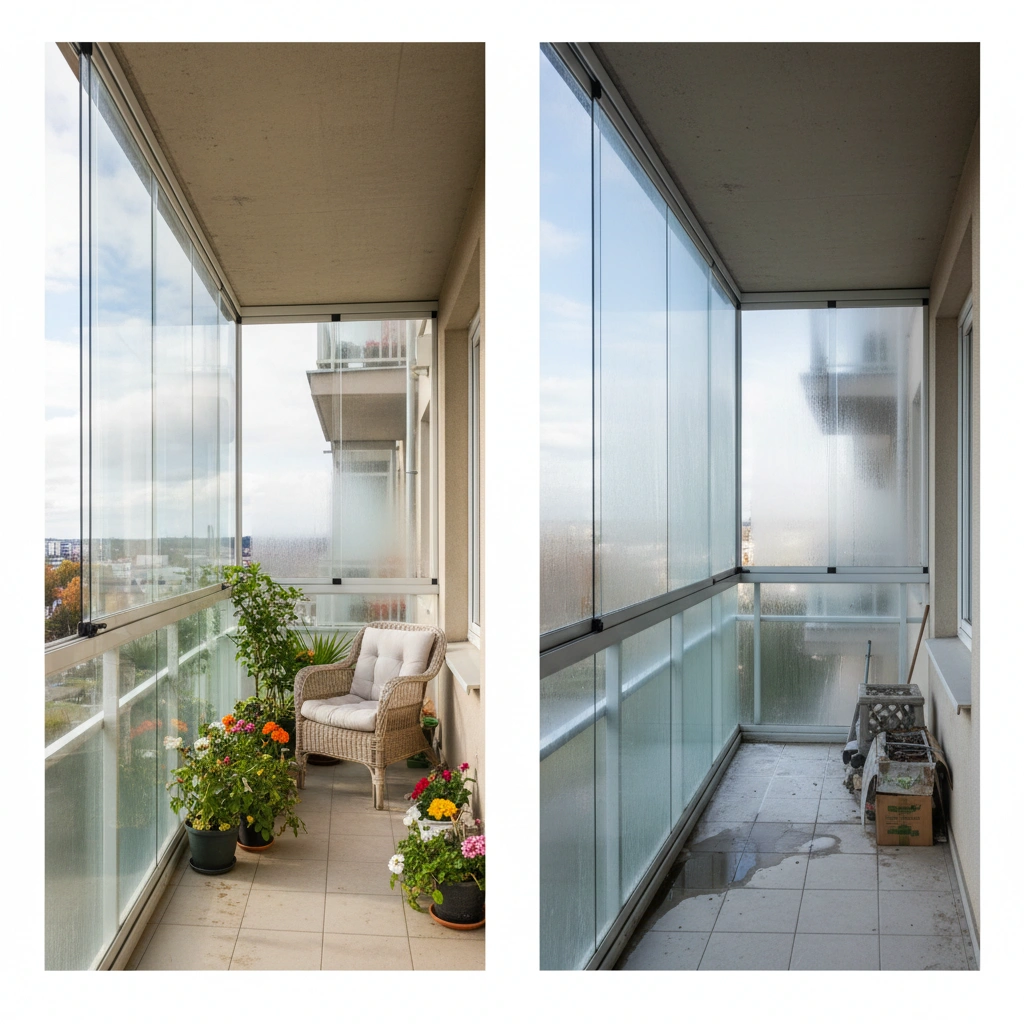 фото Холодное остекление балконов: плюсы и минусы