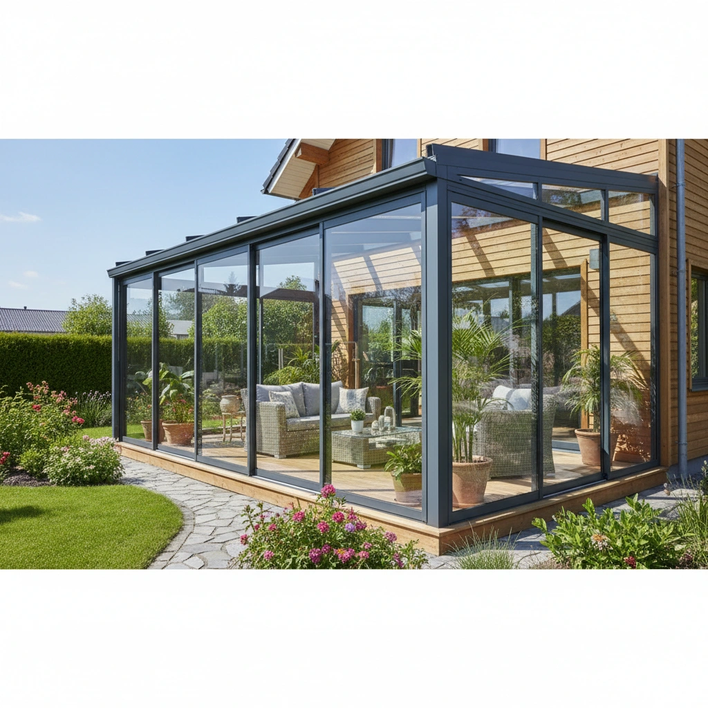 фото Алюминиевое остекление веранды: особенности и преимущества