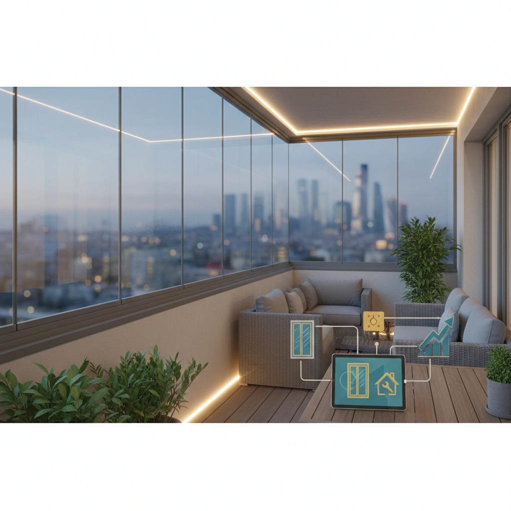 фото Стоимость остекления балкона под ключ в Москве: расчёт и факторы цены