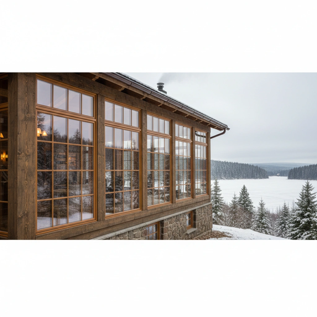 фото Энергосберегающие стеклопакеты для загородного дома