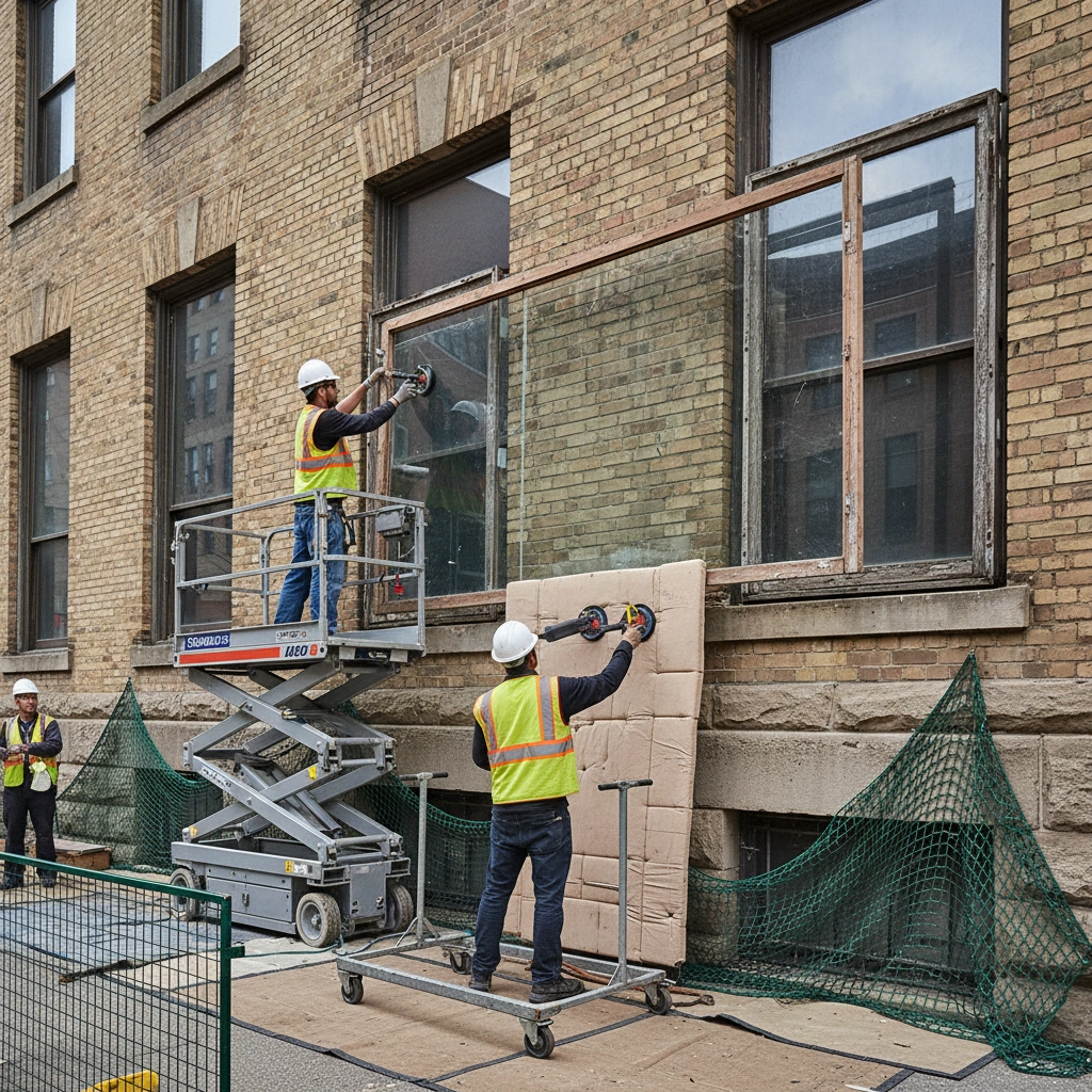 фото Демонтаж старого остекления: как сделать безопасно