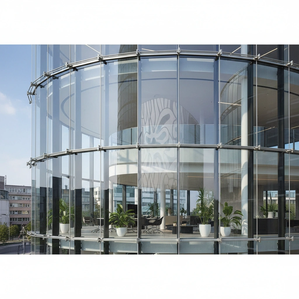 фото Остекление с радиусом закругления: дизайн и реализация