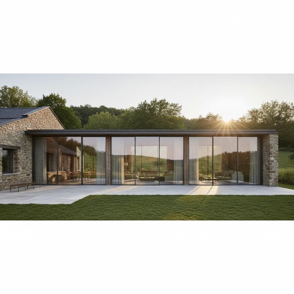 фото Остекление проёмов в загородном доме: нормы и стандарты