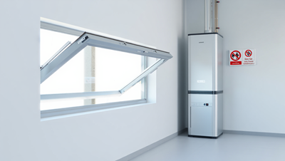 Газовая котельная с остеклением