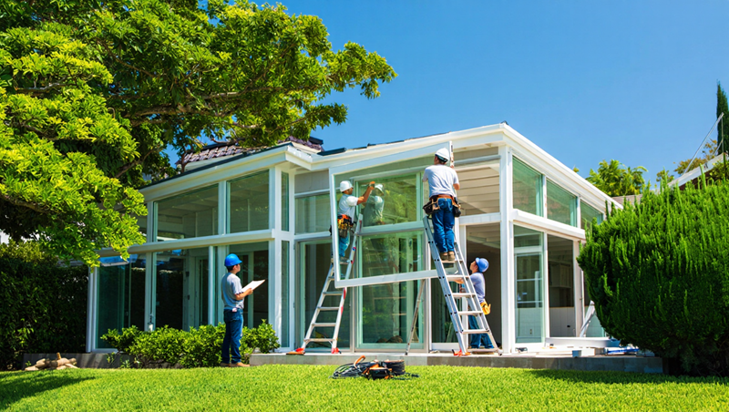 Панорамное остекление частного дома