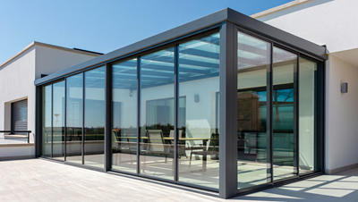 Алюминиевое остекление террасы