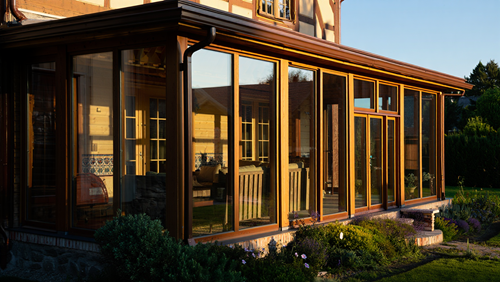 Дизайн остекления веранды