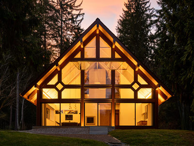 Нестандартное остекление фронтонов