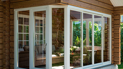 Пластиковое остекление крыльца